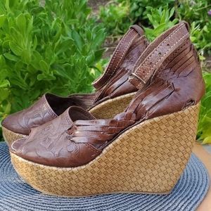 Authentic Mexican Platform Sandals